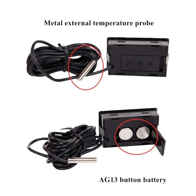 Цифровой датчик температуры воды измеритель от 50 до 110 градусов по Цельсию