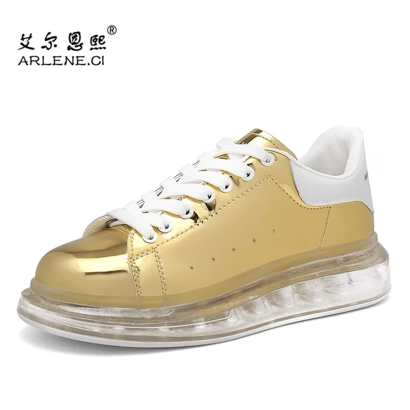 Женские теннисные туфли на шнуровке дышащие кроссовки платформе с воздушной