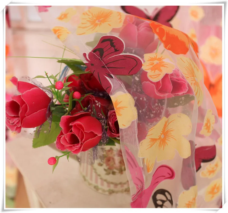 Тюль занавеска для окна или двери прозрачные бабочки экраны 1 шт прозрачный белый