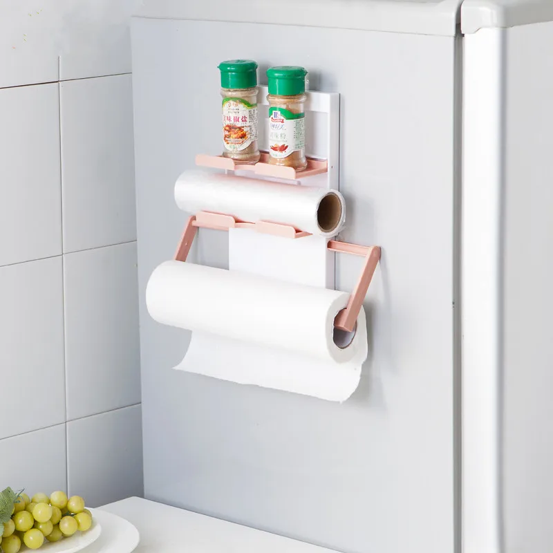 Выдвижной с многослойным покрытием кухонная магнит пищевая пленка полотенце