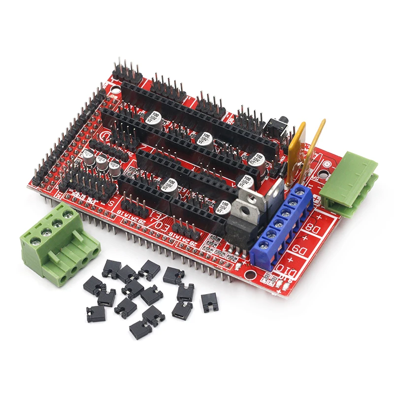 Мега 2560 R3 Mega2560 REV3 + 1 шт RAMPS 4 контроллер для 3D набора Reprap MendelPrusa|Детали и аксессуары