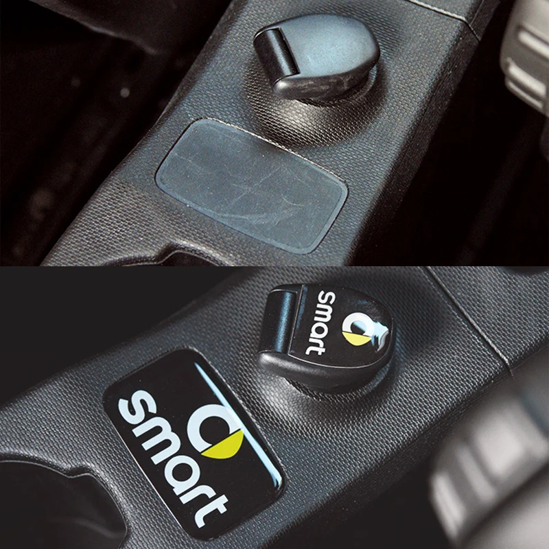 Стайлинг автомобиля прикуриватель наклейка коробка для хранения Ручка Наклейка