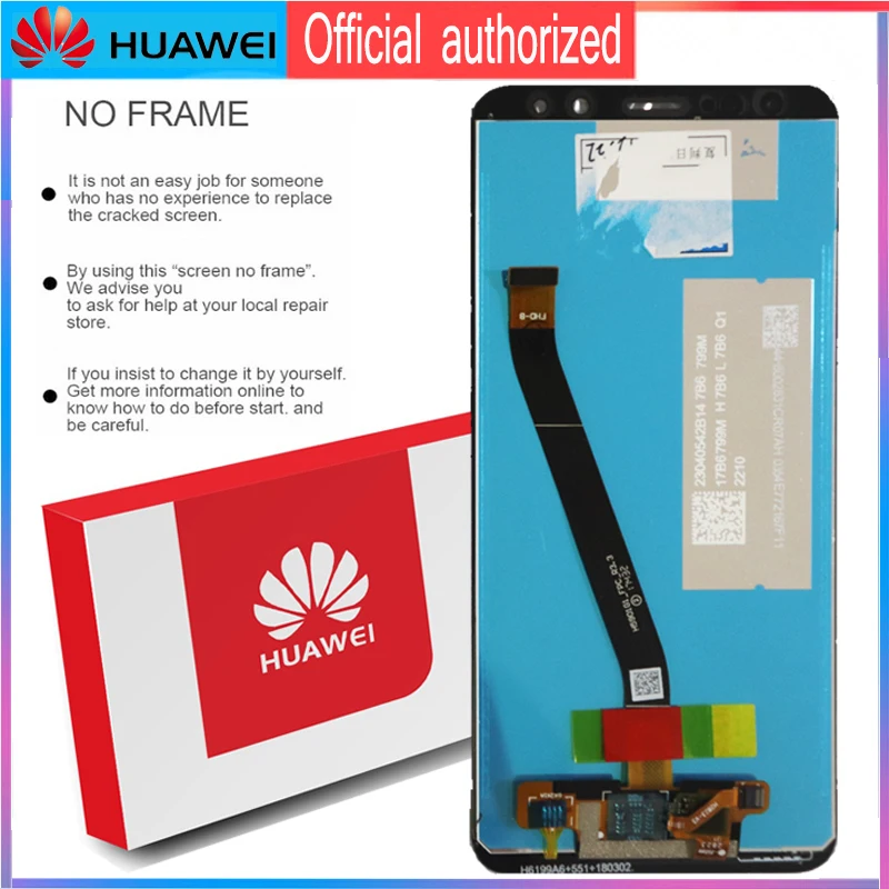 5,9 ''дисплей с рамкой Замена для huawei mate 10 Lite lcd кодирующий преобразователь сенсорного экрана в сборе Nova 2i RNE-L21