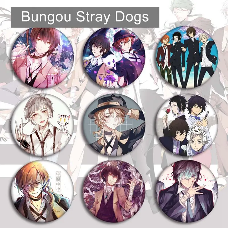 1 шт. аниме бродячие собаки bungo значок косплея Ацуши брошь с застежкой триггер