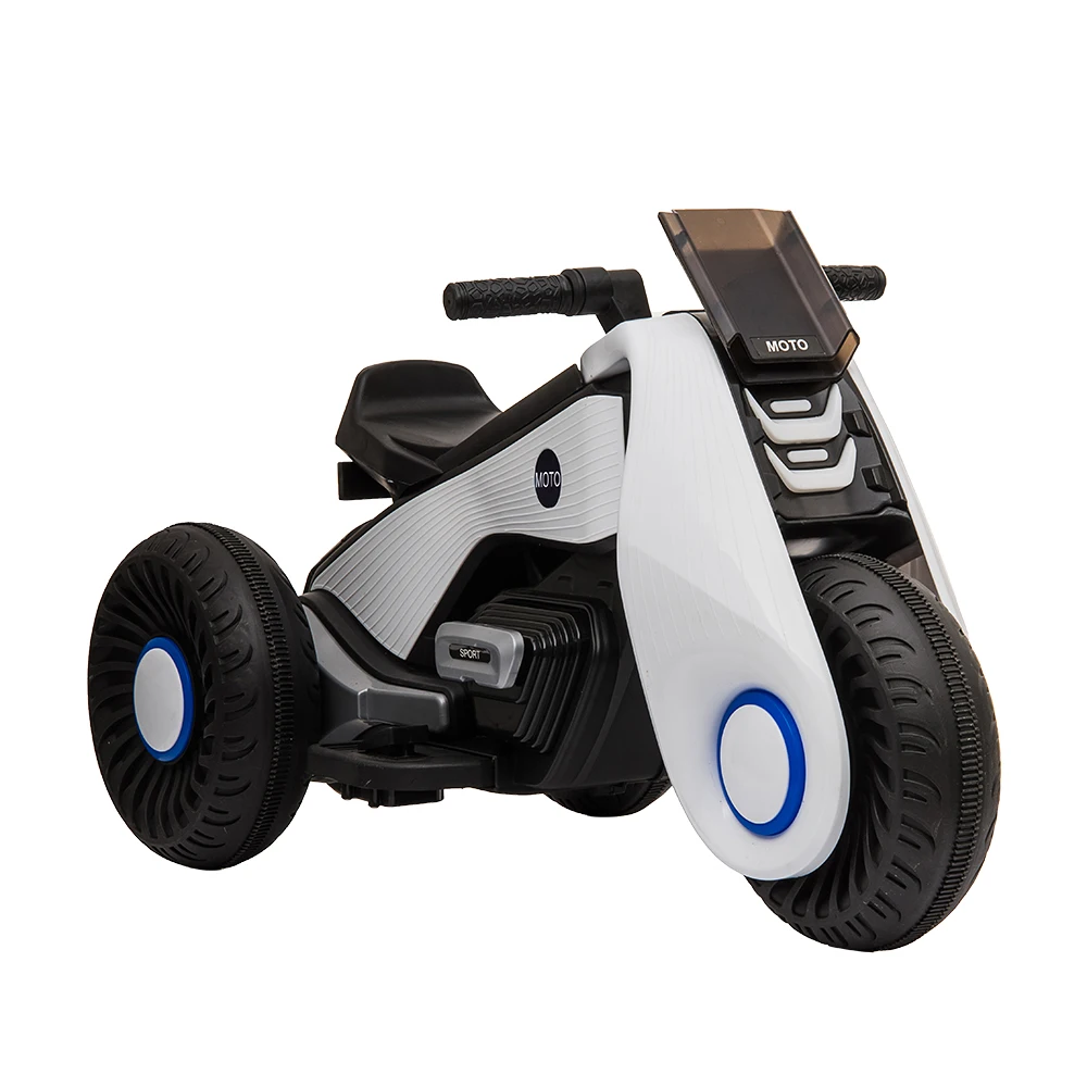 

Children's Electric Car Cool Wheel Lights Dual Drive Motorbike Tricycle Baby Electric Motorcycle Motorbike for Kids Ride On