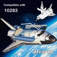 in stock space shuttle model building blocks 10283 bricks space shuttle discovery creative toys for children kids birthday gifts