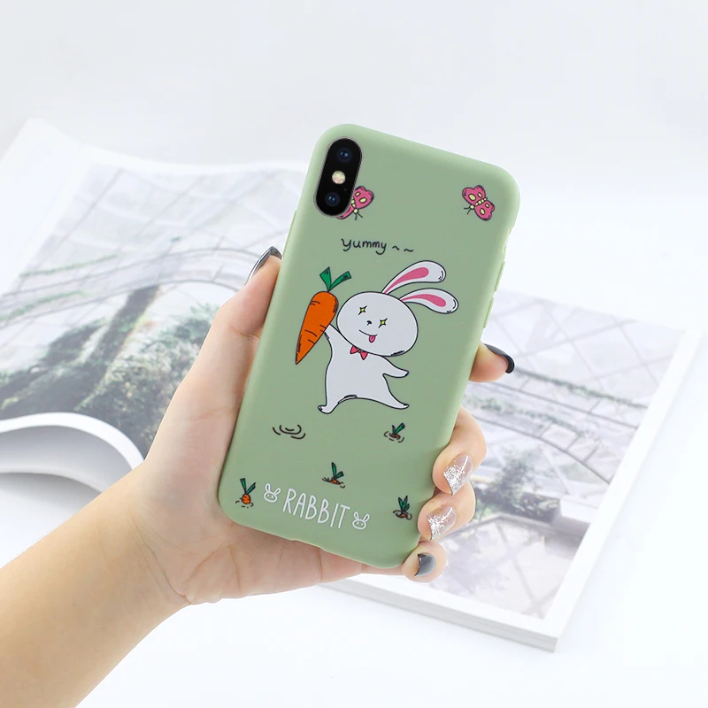 Longxin для vivo x21-anterior отпечаток пальца силиконовый мягкий чехол мультфильм Милая