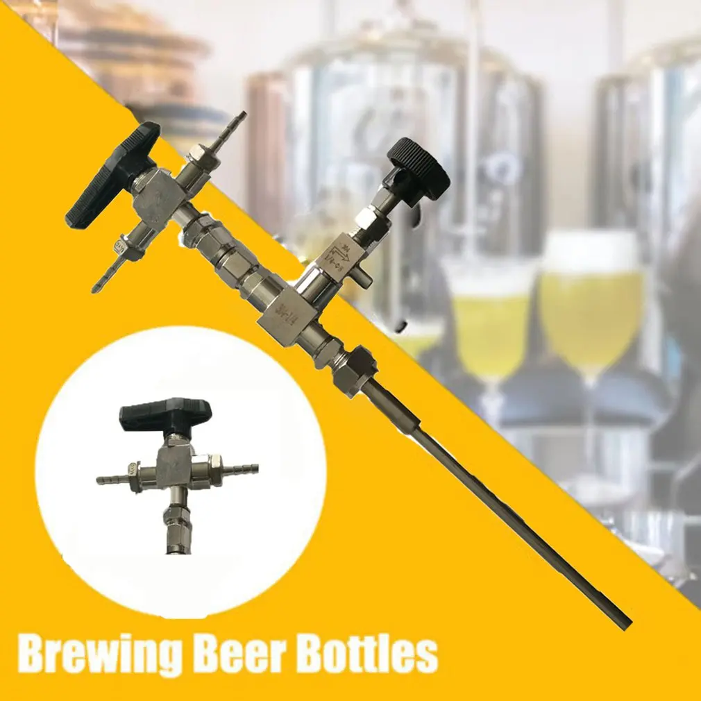 Набор шлангов для бутылок 3 способа 304 нержавеющая сталь прилавок пиво домашнего