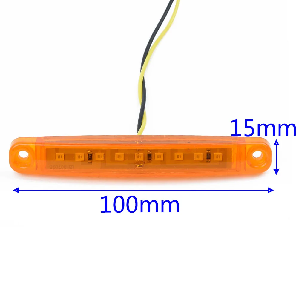 

24V Car marker light ABS plastic DC 24V Turn signal 20pcs Set Truck Side