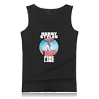 Майка мужская хб в стиле Харадзюку, без рукавов