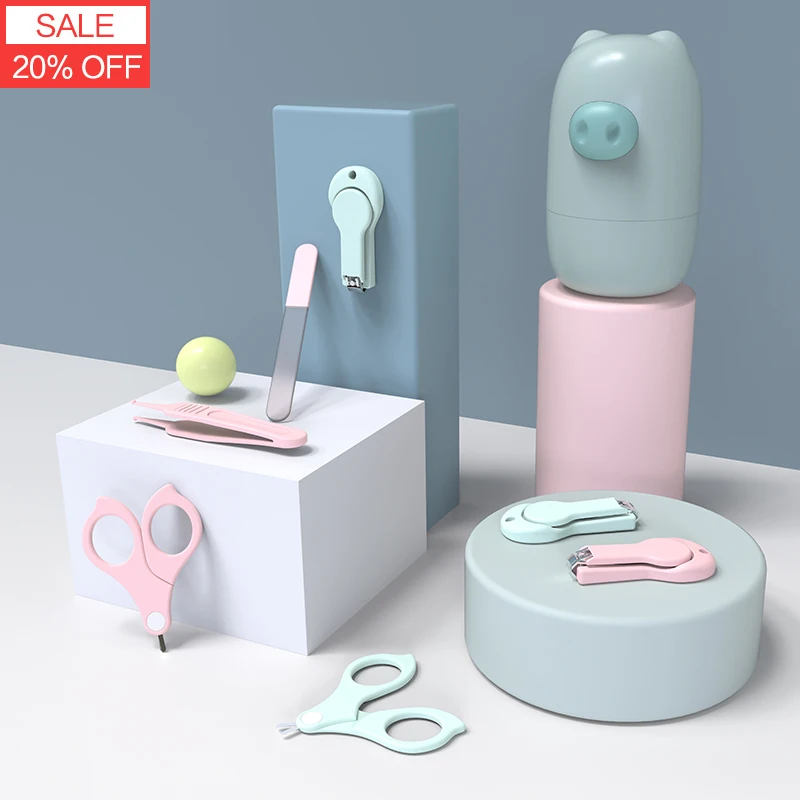 Безопасные кусачки для ногтей ухода за ребенком мультяшный детский триммер