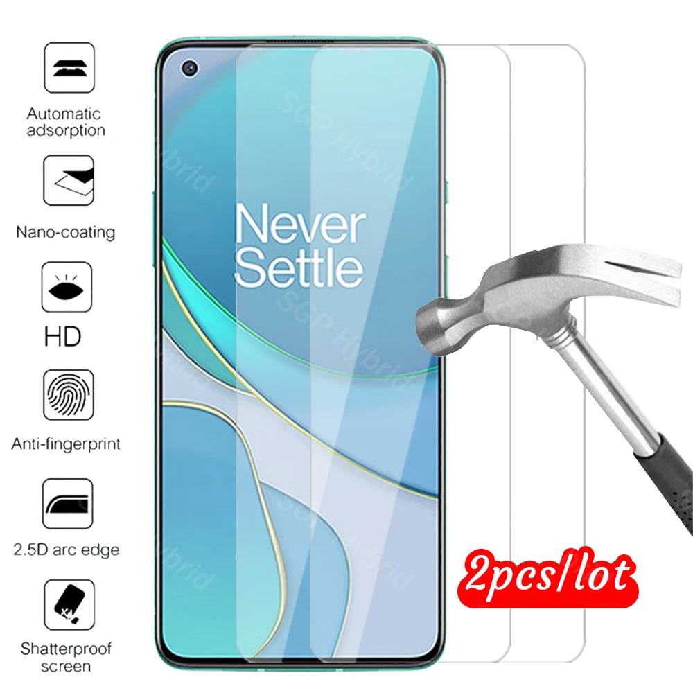 

2 шт. закаленное стекло для oneplus 8 t Защита экрана для oneplus 8 t oneplus 8 t one plus 8 t t8 HD защитная пленка для телефона