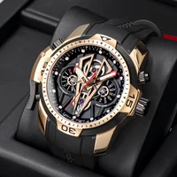 reef tigerrt fashion automatic mechanical luxury brand rose gold watch men sapphire waterproof mens clock male watch rga3591