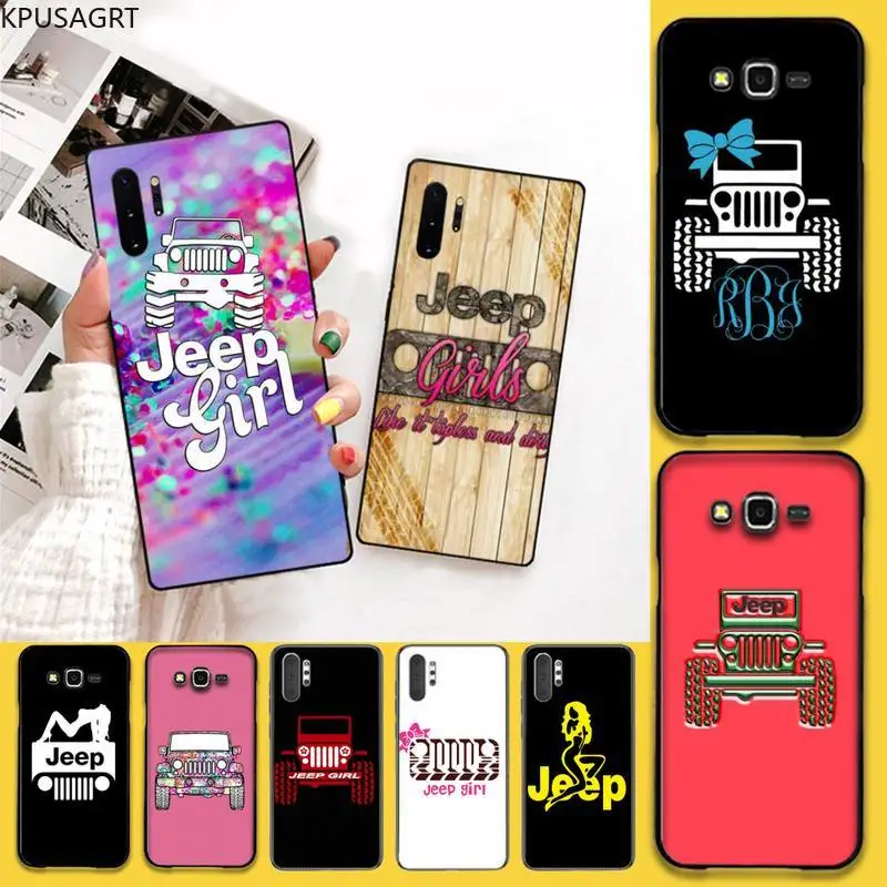 KPUSAGRT jeep girl Мягкий чехол для телефона Samsung Galaxy Note20 ultra 7 8 9 10 Plus lite J7 J8 2018 Prime|Бамперы| |