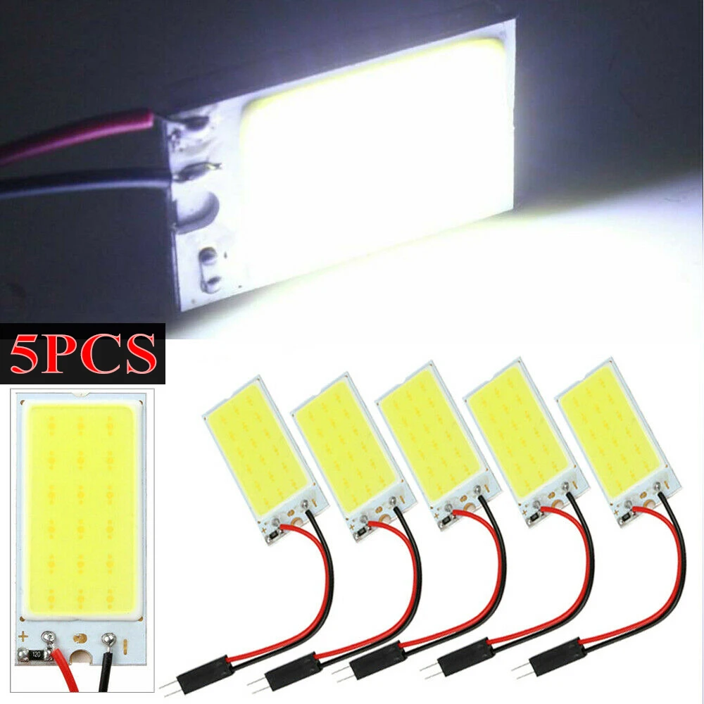 

5Pcs / 10Pcs High Quality T10 194 Super Bright LED Car Interior Reading Dome Light Marker Lamp LED Auto Wedge Parking Bulbs