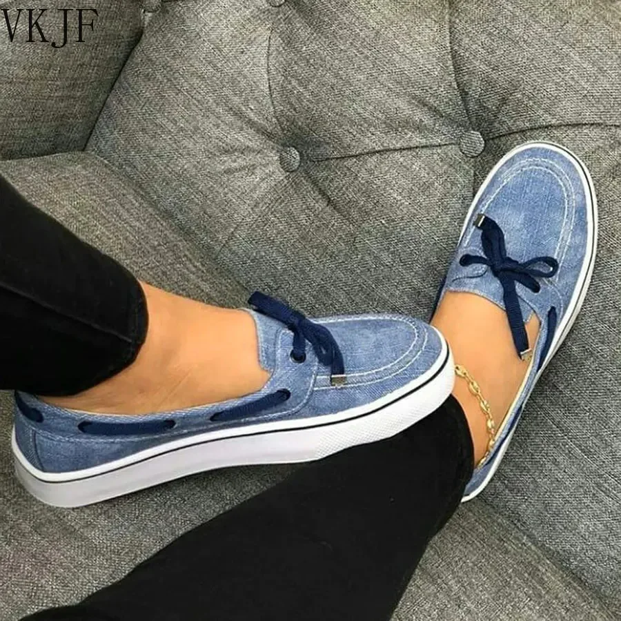 

2021 New Flat Low Shoes Woman Summer Sandals Canvas Heels Shoe Women Pumps Plus Size Cut Out Female Mujer Sapato Feminino