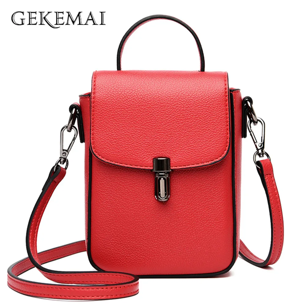 

Fashion New Metal Lock Crossbody Bags Women Designer Luxury Pu Leather Mini Handbags and Purse Lady Elegant Travel Shoulder Bag