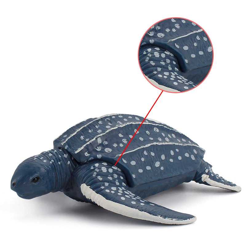 

Simulated Leatherback Turtle Animal Model Figure Girl Kids Toys Cute Sea Turtle Solid Science Education Ornaments