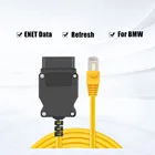 Кабель ENET для BMW, серии F, ICOM, OBD2, Диагностический кабель для кодирования, параметры данных для BMW, Ethernet, легко подключить скрытые данные