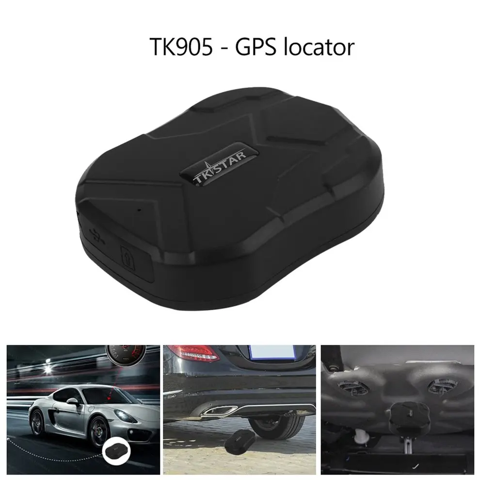 Портативный размер TK905 Автомобильный gps трекер Водонепроницаемый 5000 мАч батарея в режиме реального времени отслеживание мощного транспортного средства трекер