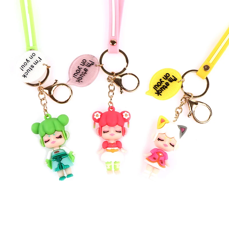 Фото Cute Rainbow Cartoon Fairy Figure Doll Key Chain for Woman Bag Children's Book Backpack Keychain Charm Jewelry Wholesale Price Cute Rainbow Cartoon Fairy Figure Doll Key Chain for Woman Bag Children's Book Backpack Keychain Charm Jewelry Wholesale Price