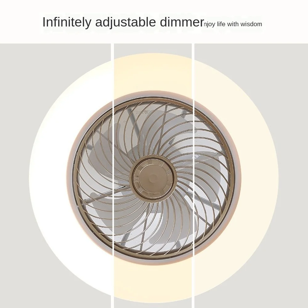 Умный потолочный вентилятор с подсветкой и дистанционным управлением