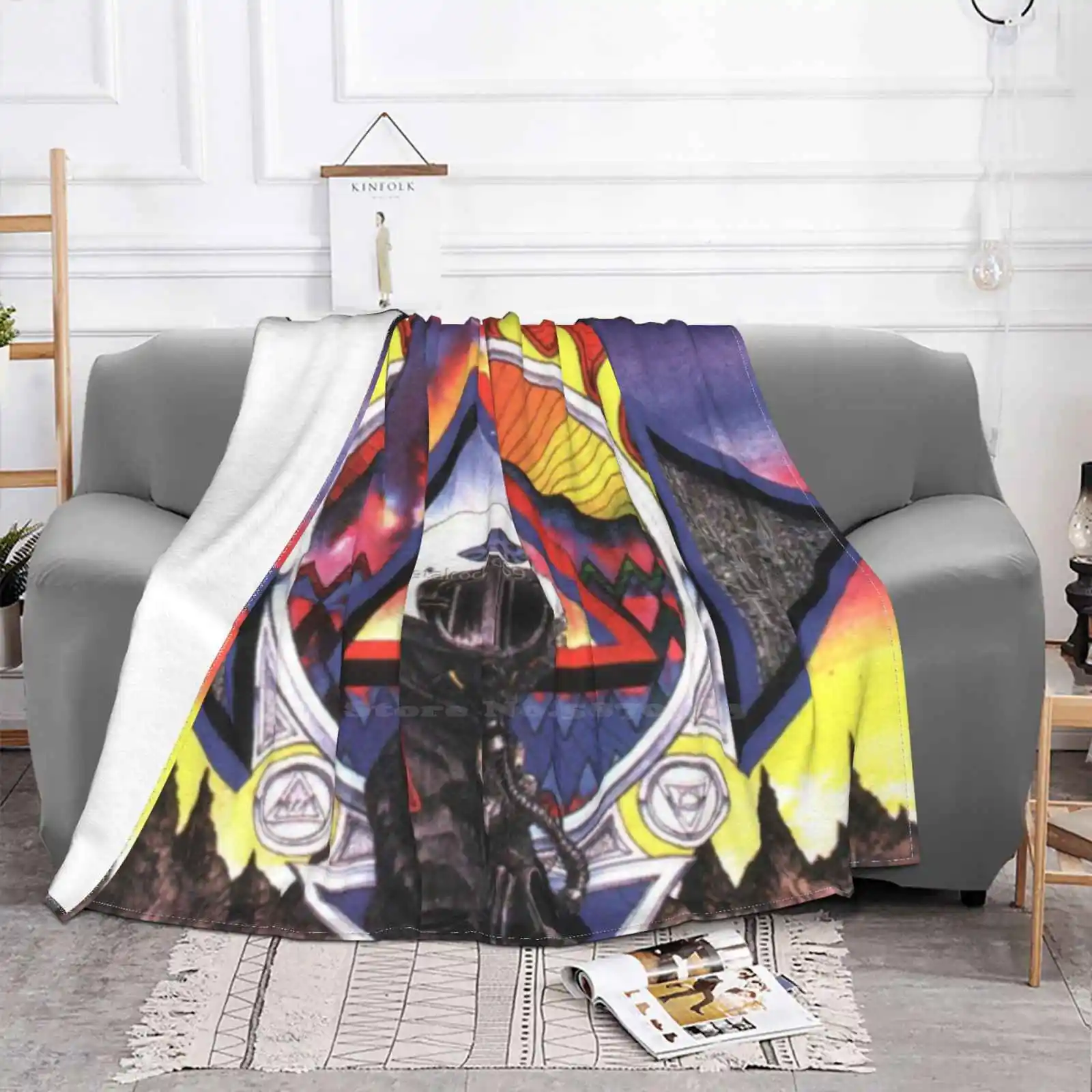 Высококачественное теплое фланелевое одеяло с принтом Zone горячая Распродажа