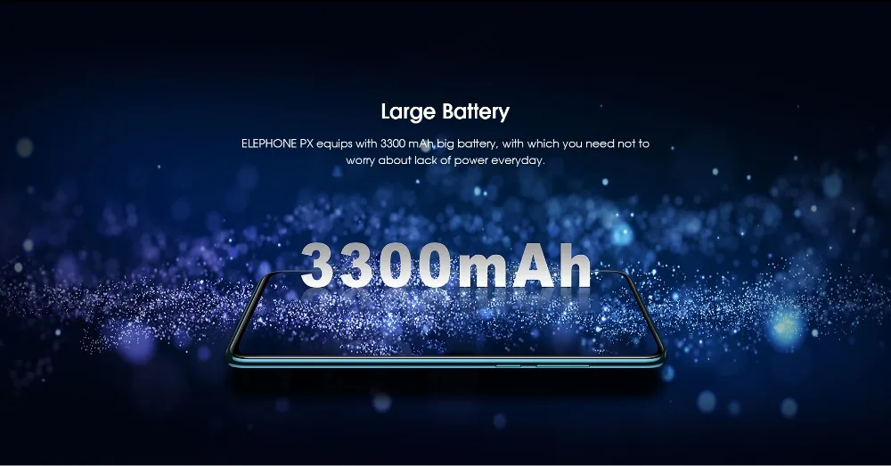 Elephone PX 6,5" FHD+ полноэкранный глобальный мобильный телефон Android 9,0 MT6763 дизайн всплывающая камера 16 МП камера смартфон