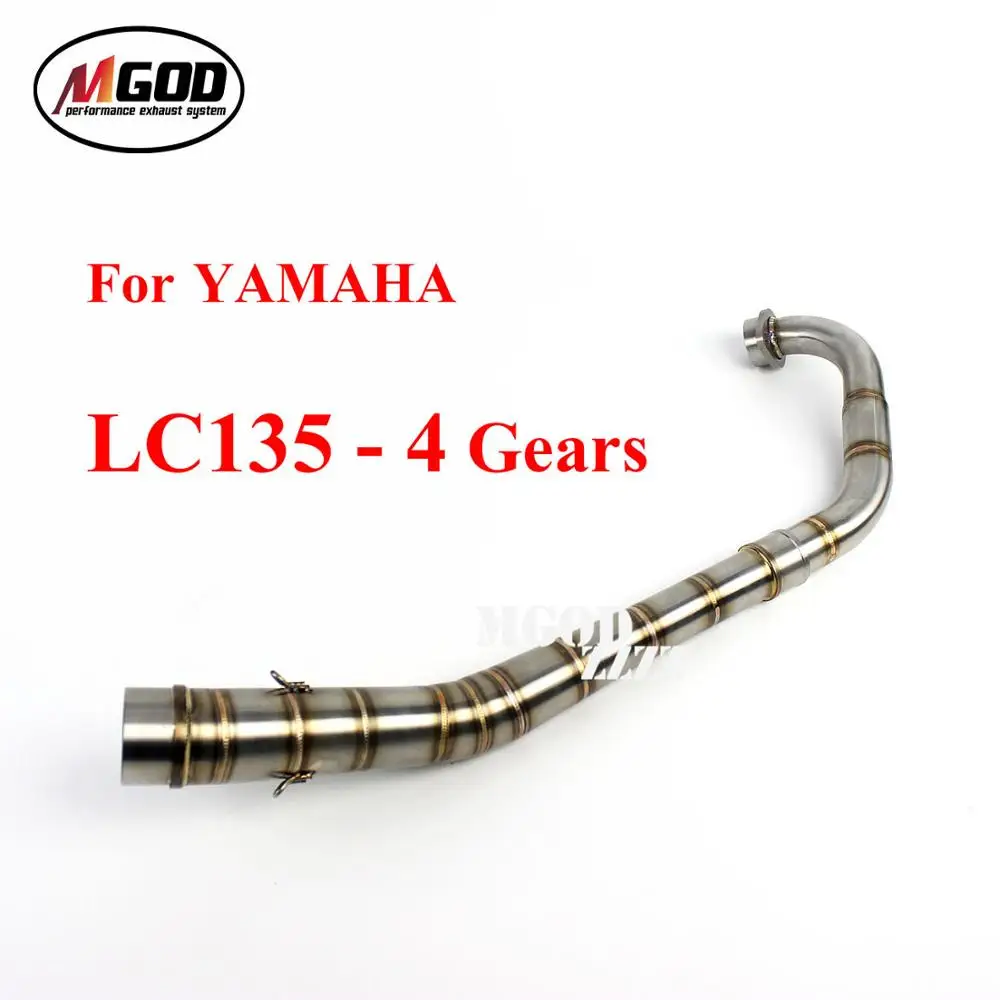 Мото выхлопная труба для YAMAHA LC135 4 Gears LC 135 V4|Выхлопные трубы и системы| |