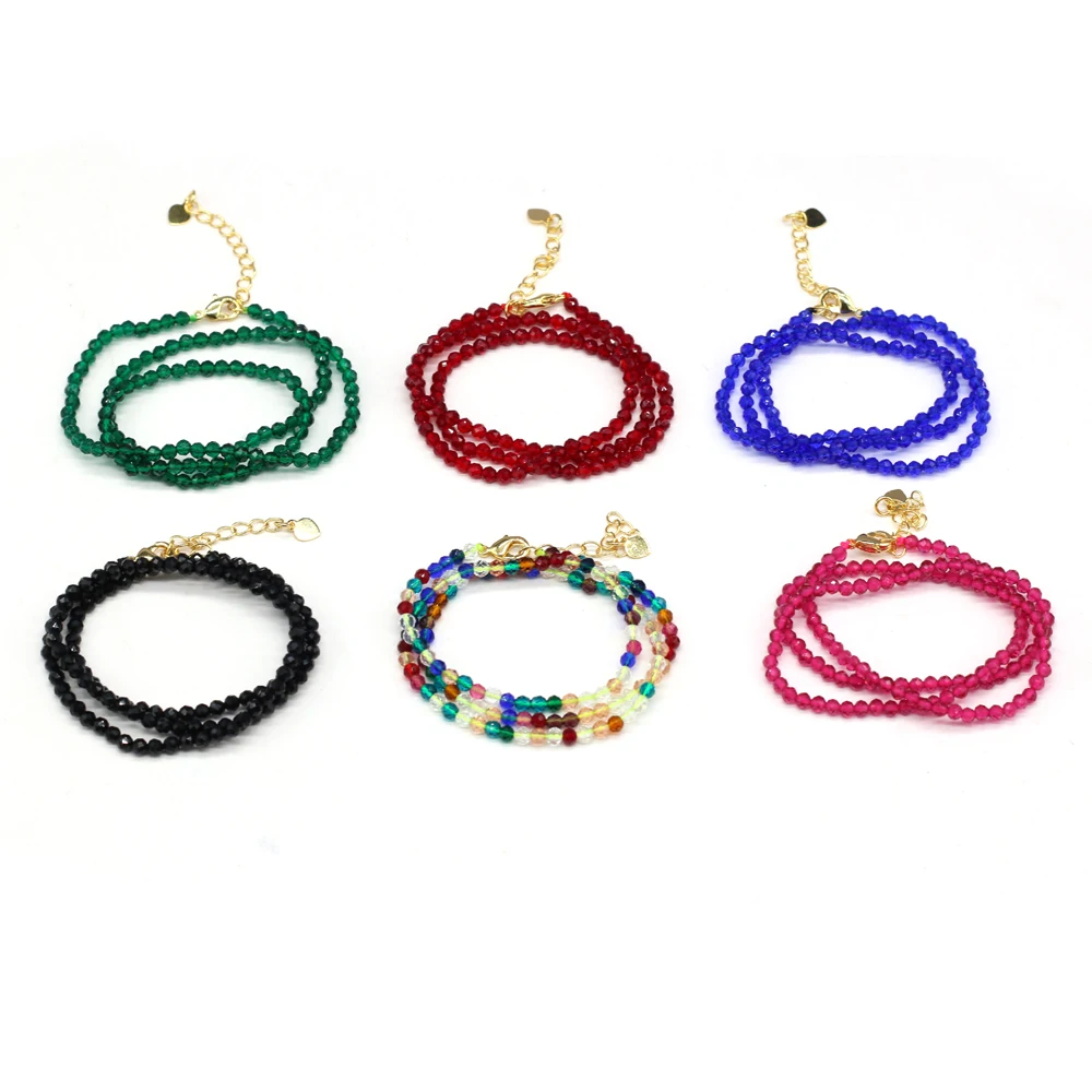 Бусины из натурального камня граненые круглые подвески шпинели ожерелье