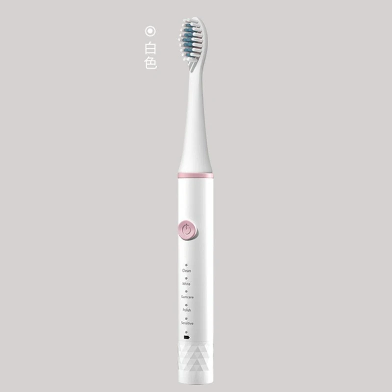 

Bottom Price]Yingke's new maglev multi-stage electric toothbrush has a long-lasting battery life white and pink