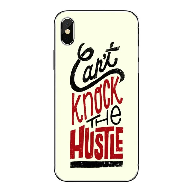 Не могу стучать hustle Art Quote TPU Прозрачный чехол для iPod Touch Apple iPhone 4 4s 5 5S SE 5C 6 6S 7 8 X XR XS