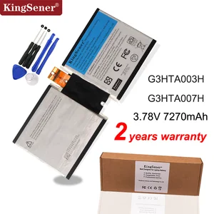 Аккумулятор KingSener G3HTA003H G3HTA007H для ноутбука, аккумулятор для Microsoft Surface 3 серии 1645, планшетного ПК G3HTA004H 7270 Втч, бесплатные инструменты