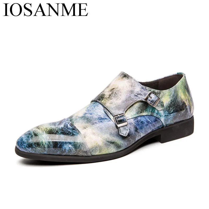 Крутые уникальные свадебные туфли мужские дизайнерские модельные повседневная