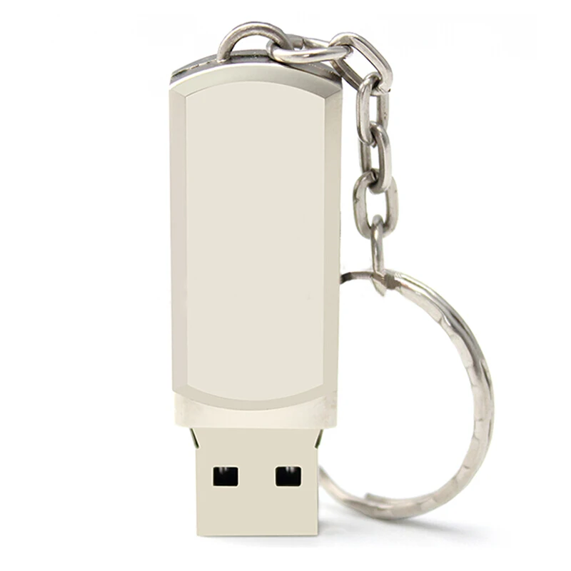 Металлический поворотный USB флеш накопитель высокоскоростной 3. 0 подарок на