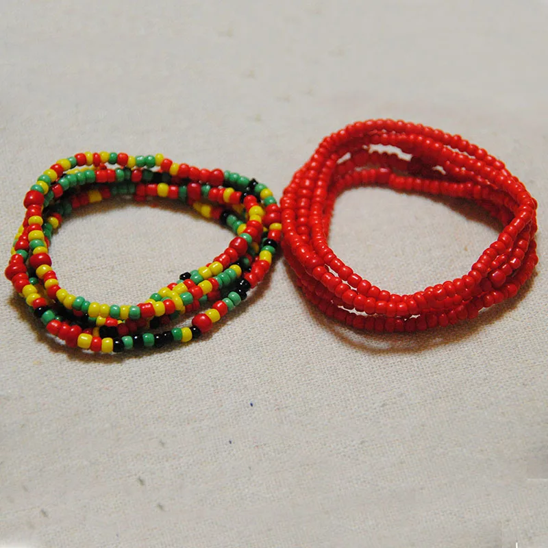 2 шт. пикантные летние бусины на талию африканские для живота красочные пляжные