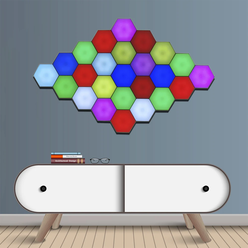 Nordic RGB светодиодный настенный светильник для гостиной спальни сенсорный