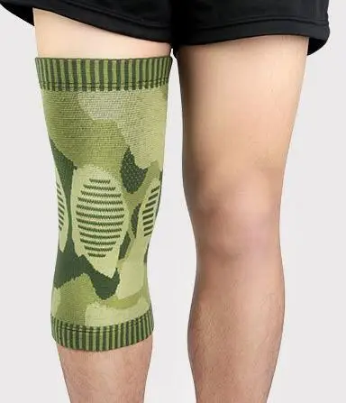 Fitness Running Cycling Knee Support Braces Elastic Nylon Sport Compression Knee Pad Sleeve for Basketball Volleyball - Цвет: GN
