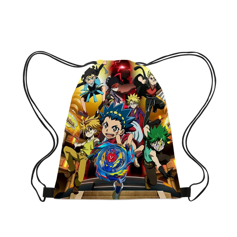 Новинка 3D сумка с рисунком Beyblade Burst Evolution draw string модный портативный букет из