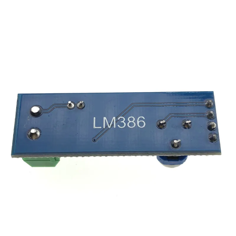 Модуль усилителя мощности аудио LM386 Плата усиления 200 раз моно усилитель вход 5 12