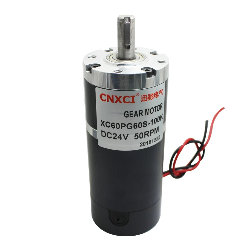 XC60PG60S 60W DC12V 24V 6-1300RPM DC Planetary Gear Reduction Motor High Torque Adjustable Speed Forward and Reverse | Обустройство