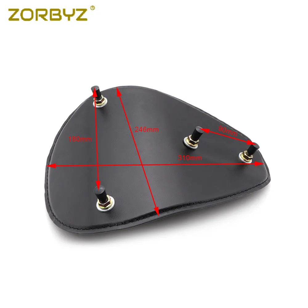 ZORBYZ мотоциклетное коричневое сиденье из искусственной кожи крокодила для Honda