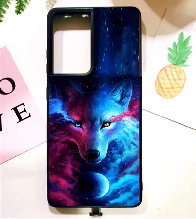 

Светящийся стеклянный чехол со светодиодной подсветкой и вызовом «волк» для Huawei Honor 30 50 40 20 Pro 30S V30 V40 Pro 9X 8X X20, чехлы с умным управлением