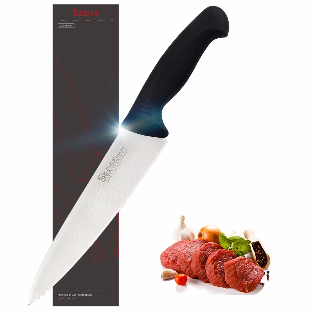 

Sedge Chef Knife - SP Series-немецкий кухонный нож из 1,4116 высокоуглеродистой нержавеющей стали-эргономичная ручка-8''