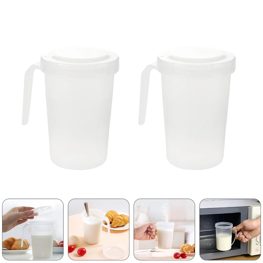 

4 Pcs Cups Storage Containers Storage Glasses (Transparent)