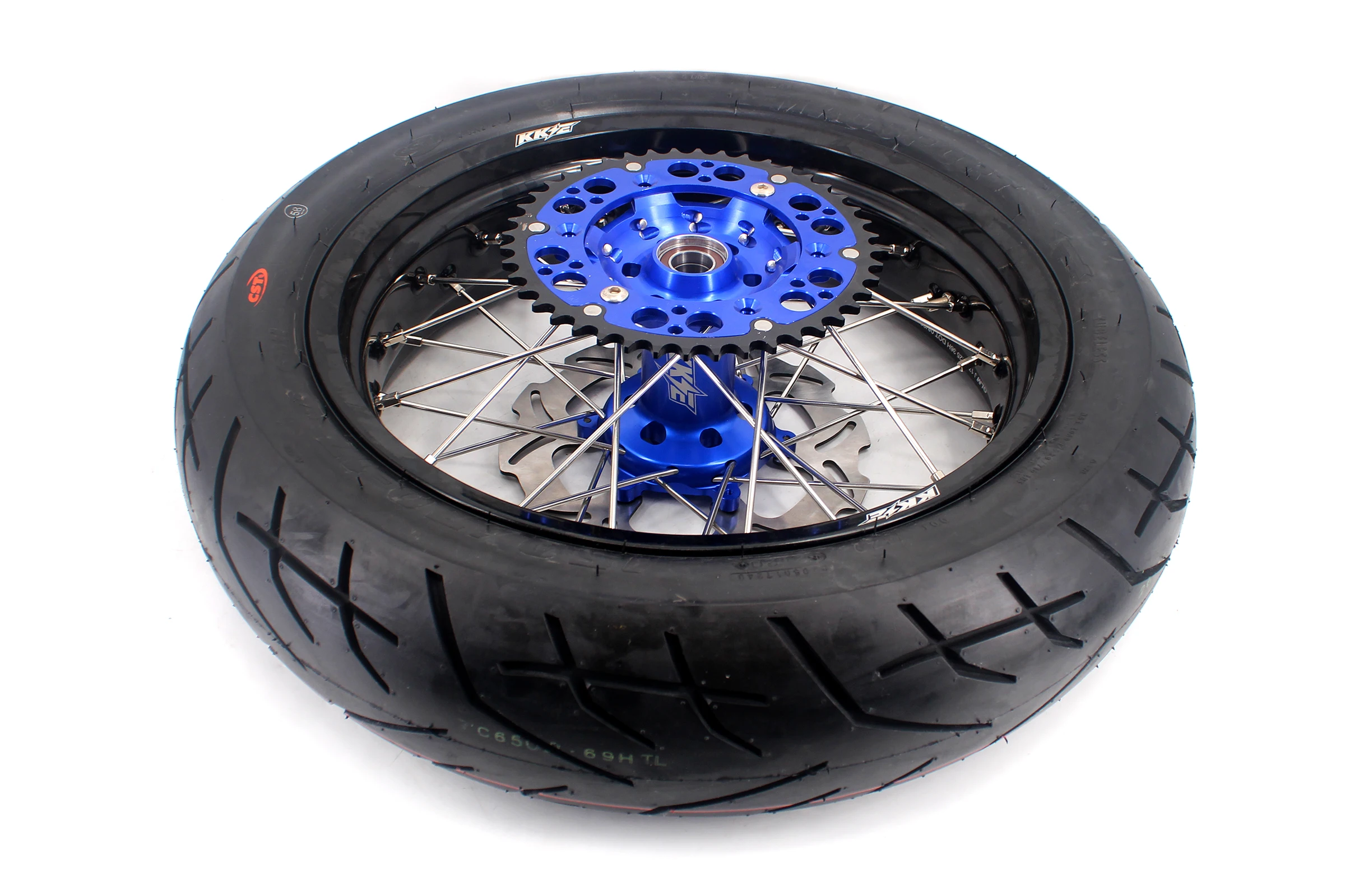 Полный комплект колес KKE 3 5/4 25 шины CST для Yamaha YZ250F 2001 2020 YZ450F 2003 синий концентратор