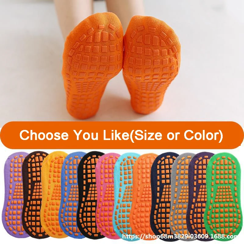 

Kids adults Anti-Slip Sock trampoline Sock Cotton Breathable Short Socks Elasticity Sport Boy Girl Outside Child Socks