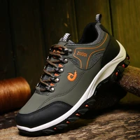 men sneakers large size light hiking shoes casual outdoor sports comfortable breathable walking hiking male non slip size 37 48