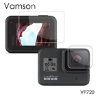 Vamson для Gopro Hero 8, черное закаленное стекло, Защитная пленка для объектива + Защитная пленка для ЖК-экрана камеры VP720