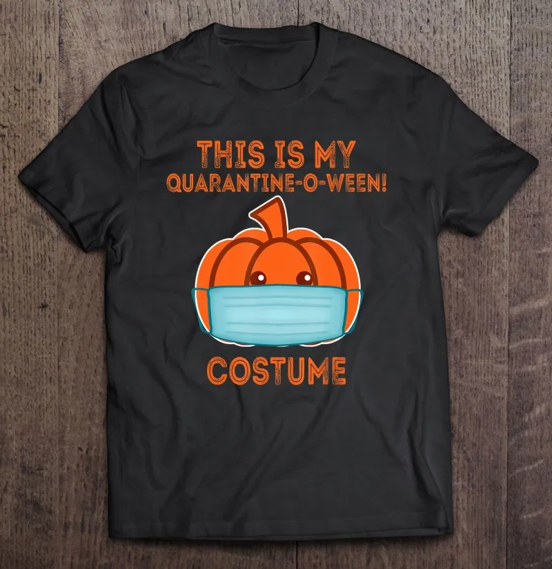 Это футболка мой Карантин о Хэллоуин! Забавный костюм 2020 Хэллоуин Аниме Мужская